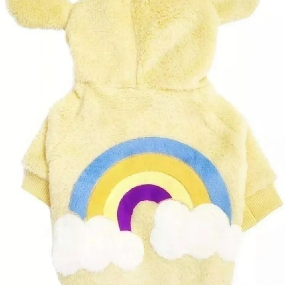 Rainbow Bear Dog Hoodie